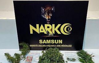 Samsun’da narkotik polisinden şok uygulama