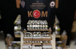 Samsun’da tütün evine kaçak tütün operasyonu:...