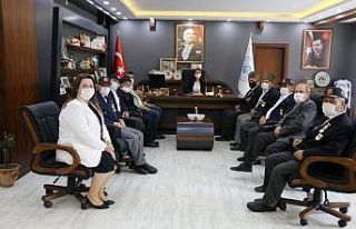 Şehit Aileleri ve Gaziler Derneği’nden Başkan...