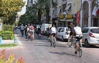 Şehzadeler’de pedallar sağlık için çevrildi