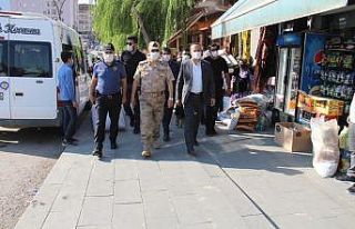 Şemdinli’de korona virüs tedbirleri denetimi