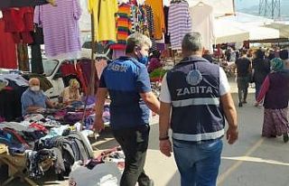 Semt pazarlarında korona tedbirleri