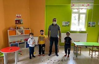 Şenkaya Kaymakamı Çağlar, yüz yüze eğitime...