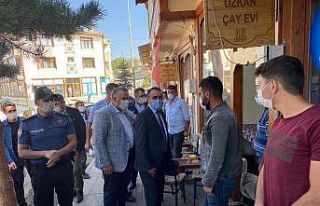 Şenkaya’da Covid-19 denetimleri aralıksız sürüyor