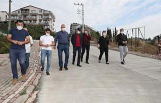 Serdar Mahallesi’nin yolu 1 haftada tamamlanacak