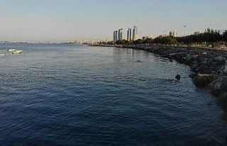 Sıcaktan bunalan vatandaşlar Pendik’te denize...