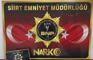 Siirt’te uyuşturucu madde ele geçirildi