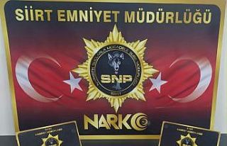 Siirt’te uyuşturucu operasyonu