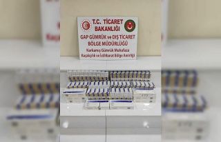 Sınır kapısında bin 250 paket kaçak sigara ele...