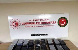 Sınırda 118 adet kaçak cep telefonu yakalandı