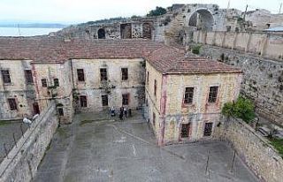 Sinop Tarihi Cezaevi’nde Roma dönemi kitabeleri...