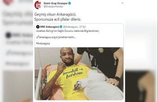 Sivasspor’dan Bolingi’ye geçmiş olsun mesajı