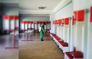Sivasspor’un kulüp tesisleri dezenfekte edildi