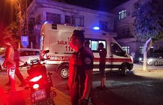 Sokak ortasında darp edilen kadın bayıldı