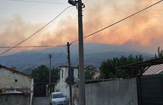 Söke’deki yangında tedbir amaçlı 50 ev tahliye...