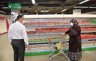 Sosyal market pandemi sürecinde ihtiyaç sahiplerinin...
