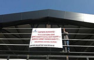 Suadiye pazarı yenikent çarşısında hizmete başlıyor