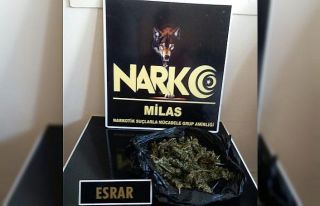 Şüpheli araçta uyuşturucu çıktı