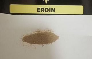 Şüpheli şahıstan eroin ele geçirildi