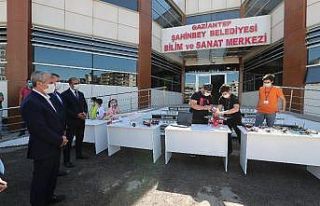 Tahmazoğlu ve Kaymakam Şahin okulları ziyaret etti