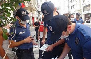 Taksim’de korona virüs kurallarını hiçe sayanlara...