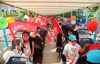 Talaslı çocukların ilçe turu sürüyor