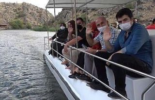 Tarih ve doğanın bir arada olduğu kanyonda ‘tekne...