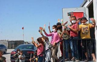 Tarım işçilerinin çocukları için eğitim konteynırı