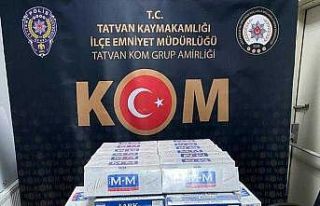 Tatvan’da 2 bin 80 paket kaçak sigara ele geçirildi