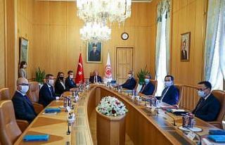 TBMM Başkanı Şentop, AİHM Başkanı Spano ile...