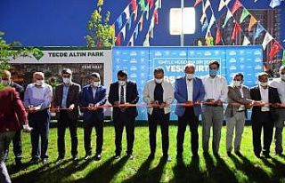 Tecde altın park törenle hizmete girdi