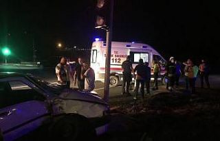 Tekirdağ’da trafik kazası: 2 yaralı
