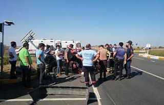 Tekirdağ’da trafik kazası: 3 yaralı