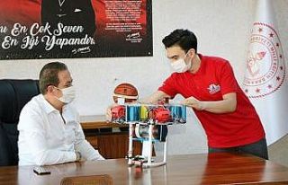 TEKNOFEST’te Kayseri’yi temsil eden ekip Ekinci’yi...