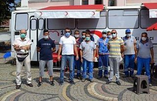 Temizlik İşçileri’nden toplu kan bağışı