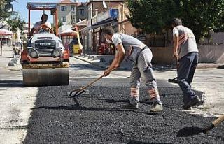 Tepebaşı’nda üst yapı çalışmaları sürüyor
