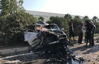 Tır karşı şeride geçip cipe çarptı: 3 yaralı