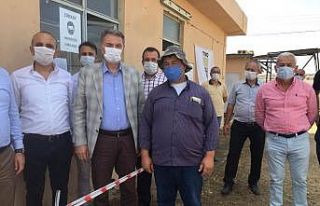 TMO Müdürü Güldal kuru üzüm alımı yaptı