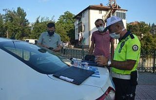 Tokat’ta, motosiklet sürücülerine ceza yağdı
