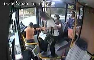 Toplu taşıma aracında dehşet