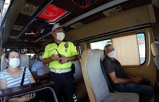 Toplu taşımada maske denetimi