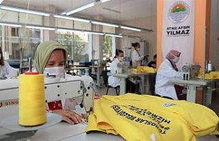 Toroslar’da belediye personeli üniformaları TORTEK’te...