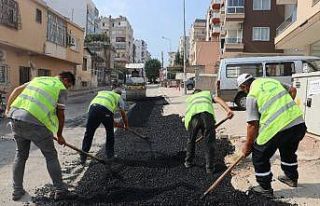 Toroslar’da yol bakım çalışmaları