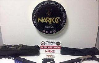 Tüfek fişeği içerisinde metamfetamin ele geçirildi