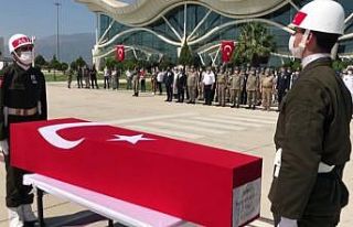 Tuğgeneralin naaşı memleketine gönderildi