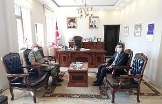Tümgeneral Uzun Kaymakam Koşal’ı ziyaret etti