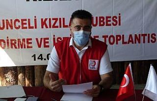 Türk Kızılayı Tunceli’de 8 ayda 14 bin 300 aileye...