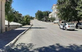 Tut ilçesinin giriş yolu yenilendi