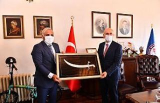 Ulaştırma ve Alt Yapı Bakanı Adil Karaismailoğlu...