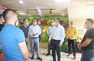 Uludere’de temizlik, maske ve mesafe denetimi